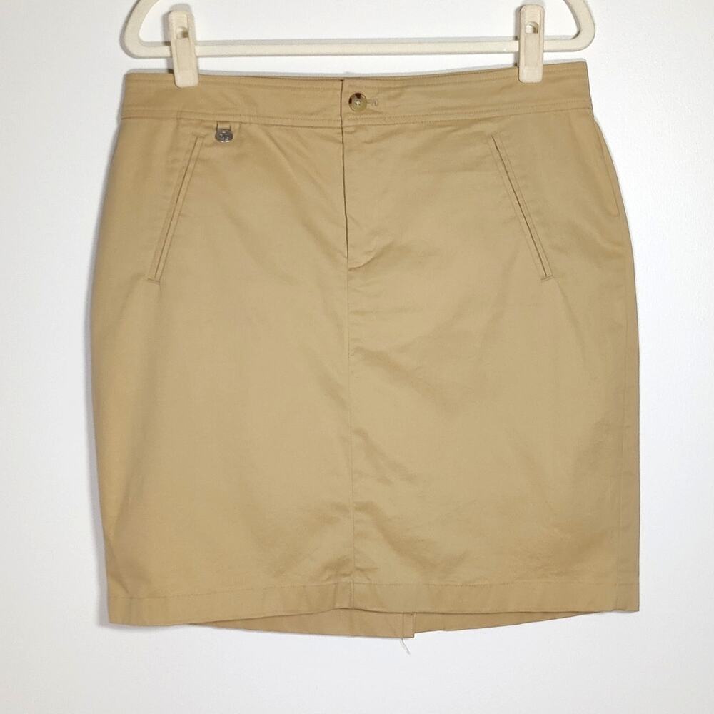 Lauren Ralph Lauren Khaki Cotton Skirt 12